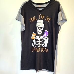 "OMG, I'm Like Literally Dead" t shirt - unisex - Celebrate Halloween Medium.C51